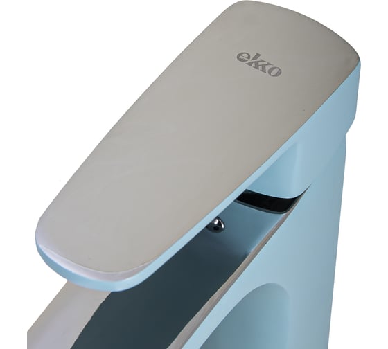 Смеситель для раковины Ekko с гайкой, бирюзовый E10303