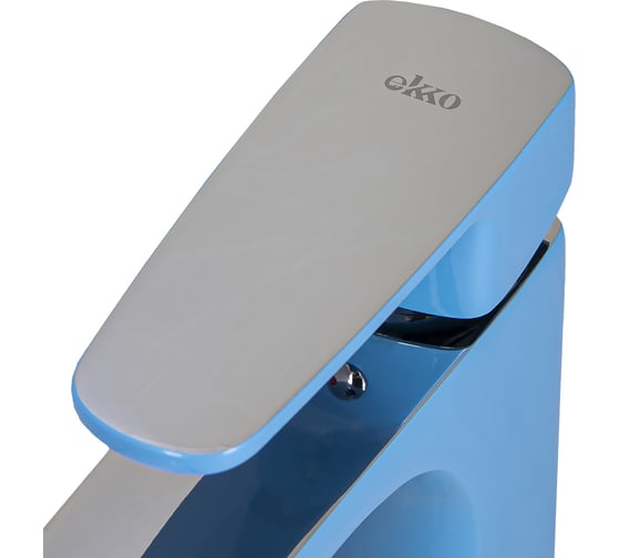 Смеситель для раковины Ekko с гайкой, синий E10304