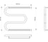 Полотенцесушитель MIXLINE SIMPLE M 50x60 1'' ПОЛКА 556301 2