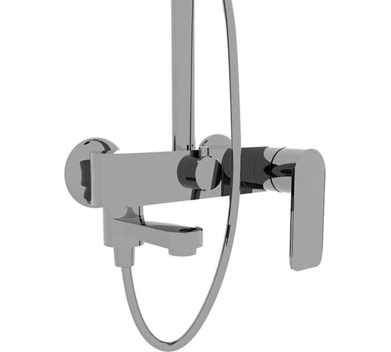 Душевая система без термоcтата Paini P4CR687D250F3D110 Viva Style поворотный излив, хром 62390