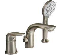 Смеситель на борт ванны ORANGE Otto никель M22-333ni