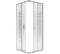 Душевое ограждение Метакам Universal Grey 800x800x1850 (стекло текстурированное) 4650208869693