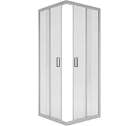 Душевое ограждение МетаКам Универсал Серый 900x900x1850 (стекло прозрачное) 4650208869662