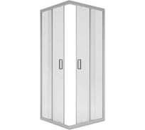 Душевое ограждение МетаКам Универсал серый 900x900x1950 (стекло прозрачное) 4650208869686