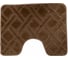 Коврик в туалетную комнату JOY HOME 40x50 HYP24004 Клетка корич 14723 1