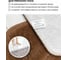 Коврик в туалетную комнату JOY HOME 40x50 HYP24004 Клетка корич 14723 4