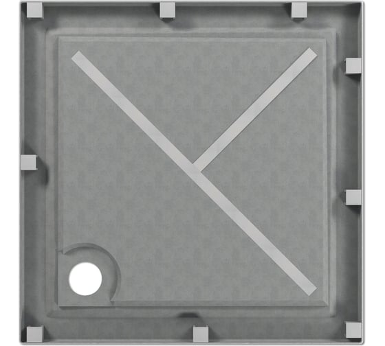 Акриловый душевой поддон Метакам Apart 800x800x140 4650208869921