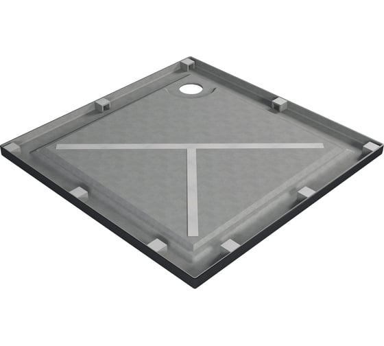 Акриловый душевой поддон Метакам Apart Black 900x900x140 4650208867606