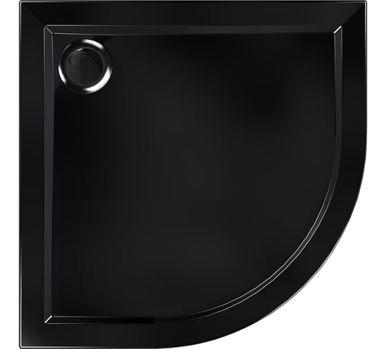 Акриловый душевой поддон Метакам Joy Black 900x900x140 4650208867545