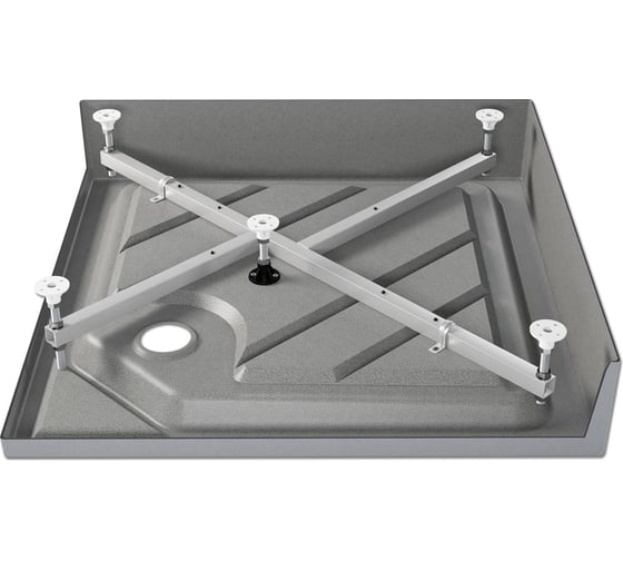 Акриловый душевой поддон Метакам Universal Grey N 900 4650368601713