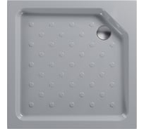 Акриловый душевой поддон МетаКам Универсал серый Н 800 4650368601706