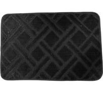 Коврик для ванной комнаты JOY HOME 40x60 арт. HYP24004 Клетка сер. 14717