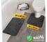 Комплект ковриков для ванной комнаты JOY HOME 40x60 и 40/50 Fresh Паркет серо-коричневый FLY15033 brown-grey 14731 2