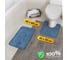 Комплект ковриков для ванной комнаты JOY HOME 40x60 и 40/50 Fresh Спирали синий HYFE24006 blue 14730 2