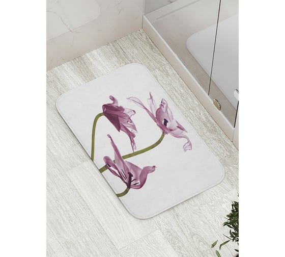 Коврик противоскользящий JoyArty "Летучие цветы" для ванной, сауны, бассейна, bath_7982 1
