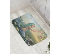 Коврик противоскользящий JoyArty "Очаровательная русалка" для ванной, сауны, бассейна, bath_8322