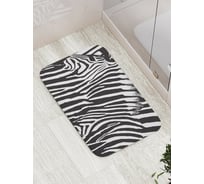 Коврик противоскользящий JoyArty "Взгляд зебры" для ванной, сауны, бассейна, bath_12964
