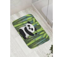 Коврик противоскользящий JoyArty "Счастливая панда" для ванной, сауны, бассейна, bath_9551