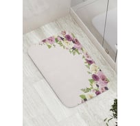 Коврик противоскользящий JoyArty "Арка цветов" для ванной, сауны, бассейна, bath_10586