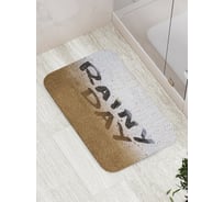 Коврик противоскользящий JoyArty "Дождливый день" для ванной, сауны, бассейна, bath_7720