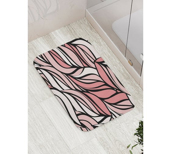 Коврик противоскользящий JoyArty "Дикие волны" для ванной, сауны, бассейна, bath_20451 1