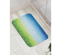 Коврик противоскользящий JoyArty "Влажное утро" для ванной, сауны, бассейна, bath_4536