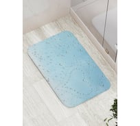 Коврик противоскользящий JoyArty "Сердце из капель" для ванной, сауны, бассейна, bath_19798