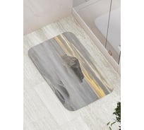 Коврик противоскользящий JoyArty "Туманный валун" для ванной, сауны, бассейна, bath_4127