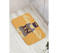 Коврик противоскользящий JoyArty "Будь в форме" для ванной, сауны, бассейна, bath_20830