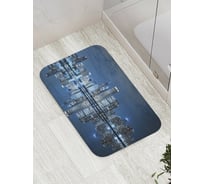 Коврик противоскользящий JoyArty "Ослепительный город" для ванной, сауны, бассейна, bath_8678