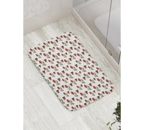 Коврик противоскользящий JoyArty "Загадочные черепа" для ванной, сауны, бассейна, bath_10067