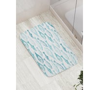 Коврик противоскользящий JoyArty "Перемещение рыб" для ванной, сауны, бассейна, bath_20588