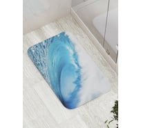 Коврик противоскользящий JoyArty "Холодная волна" для ванной, сауны, бассейна, bath_10273