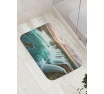 Коврик противоскользящий JoyArty "Шум водопада" для ванной, сауны, бассейна, bath_13898
