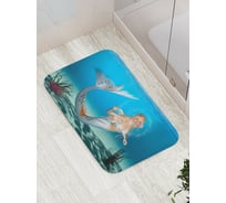 Коврик противоскользящий JoyArty "Обворожительная русалка" для ванной, сауны, бассейна, bath_13871