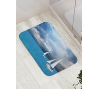 Коврик противоскользящий JoyArty "Парусное противостояние" для ванной, сауны, бассейна, bath_11705