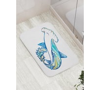 Коврик противоскользящий JoyArty "Мифическая рыба" для ванной, сауны, бассейна, bath_12446