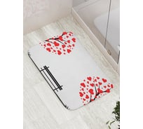 Коврик противоскользящий JoyArty "Романтическая скамейка" для ванной, сауны, бассейна, bath_13460