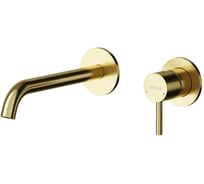 Смеситель для раковины Sancos Etna с внутренней частью, брашированное золото, PVD покрытие SC9004BG