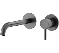 Смеситель для раковины Sancos Etna с внутренней частью, вороненая сталь SC9004GG