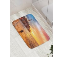 Коврик противоскользящий JoyArty "Вечера в Хорватии" для ванной, сауны, бассейна, bath_18036