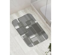 Коврик противоскользящий JoyArty "Наложение прямоугольников" для ванной, сауны, бассейна, bath_35266