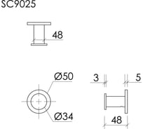 Крючок Sancos Base вороненая сталь SC9025GG