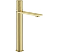 Смеситель для раковины Sancos Nexus высокий брашированное золото, PVD покрытие, арт. SC9012BG
