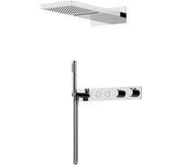 Душевой комплект с термостатом Sancos Linn с внутренней частью, хром SC9023CH