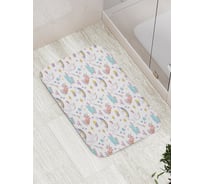 Коврик противоскользящий JoyArty "Магия единорогов" для ванной, сауны, бассейна, bath_19532