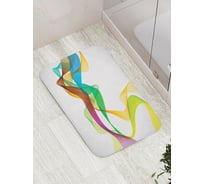 Коврик противоскользящий JoyArty "Краски путешественники" для ванной, сауны, бассейна, bath_22235