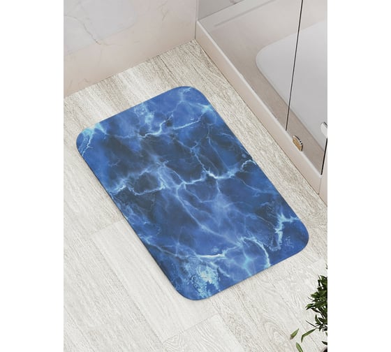 Коврик противоскользящий JoyArty "Водные блики" для ванной, сауны, бассейна, bath_33978