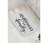 Коврик противоскользящий JoyArty "Счастливая семья" для ванной, сауны, бассейна, bath_34565