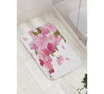 Коврик противоскользящий JoyArty "Розовые цветы" для ванной, сауны, бассейна, bath_5501